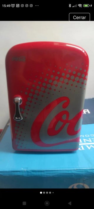 Mini Nevera Coca Cola Roja