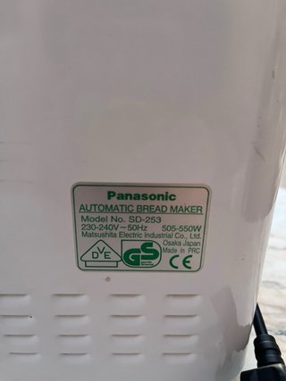 Panificadora Panasonic SD-253