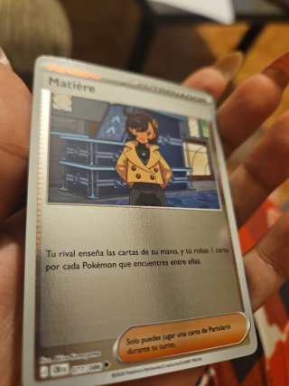 Carta Pokémon Entrenador Matière