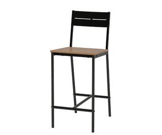 Taburete Alto IKEA SANDSBERG Negro/Marrón