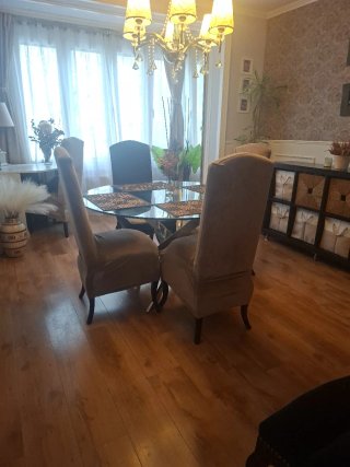 6 Sillas de Comedor de Madera