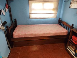Cama nido con 2 colchones y somieres