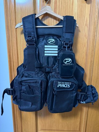 Chaleco de Pesca Prox Inc. Negro