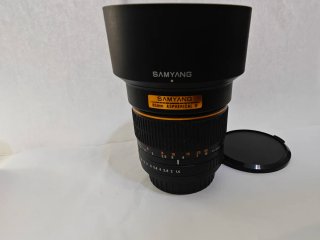 Objetivo Samyang 85mm f/1.4 IF para Canon