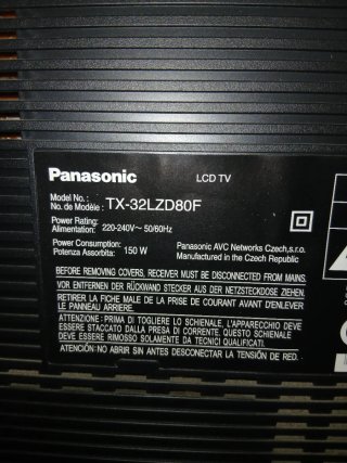 Televisor panasonic vieta