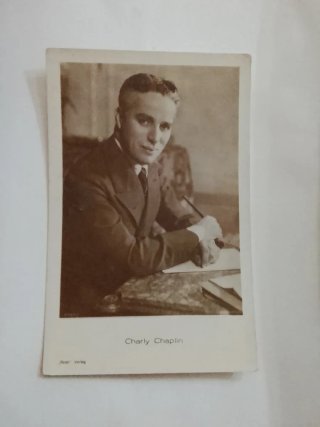 Cartolina d'epoca Charlie Chaplin