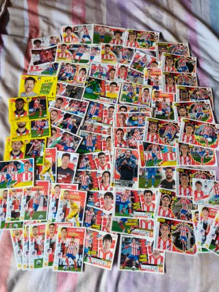 Colección cromos Atlético de Madrid Liga Este