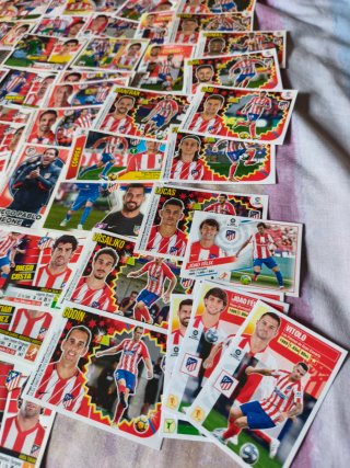 Colección cromos Atlético de Madrid Liga Este