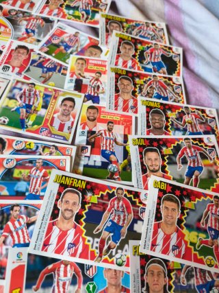 Colección cromos Atlético de Madrid Liga Este