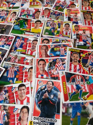 Colección cromos Atlético de Madrid Liga Este