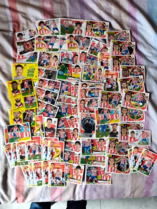 Colección cromos Atlético de Madrid Liga Este