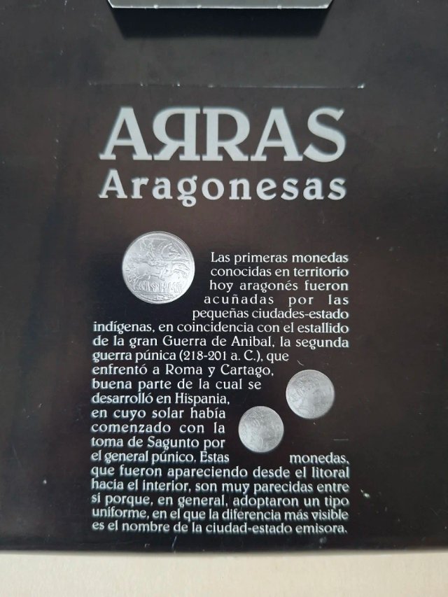 ARRAS ARAGONESAS ACUÑADAS EN PLATA