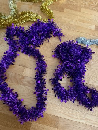 Set de 10 Espumillones de Navidad