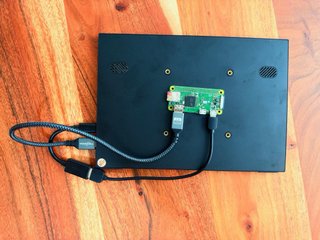 Raspberry Pi Zero W + SD 128GB + Monitor 10.5