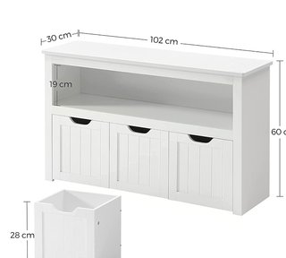Armario de almacenamiento LHS380W01
