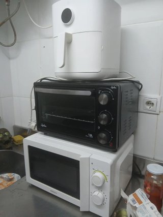 Horno Tostador Jata 16L + Freidora + Microondas