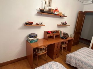 Dormitorio juvenil madera 2 camas