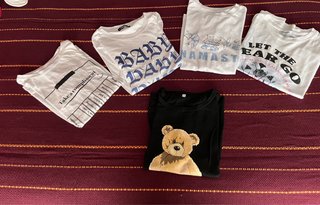 Lote de 5 Camisetas Estampadas