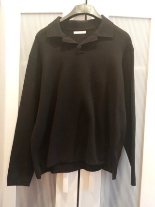 Jersey ZARA hombre negro manga larga