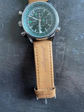 Reloj Poedagar Hombre Cronógrafo Verde