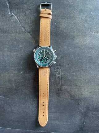 Reloj Poedagar Hombre Cronógrafo Verde