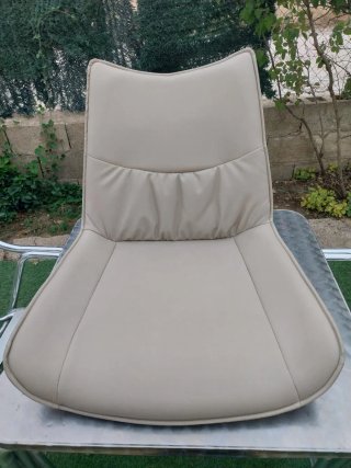 Silla comedor beige