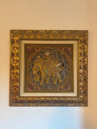 Cuadro Bordado con Relieve