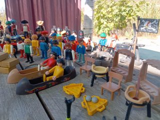 Playmobil Lote Figuras y Vehículos 1970