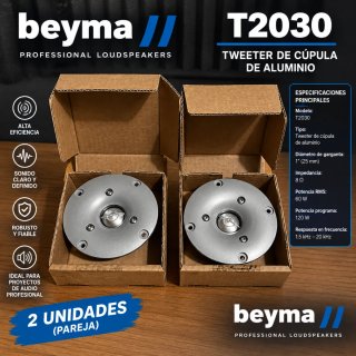 Pareja de Tweeters Beyma T-2030