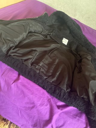 Chaqueta Bershka Negra Talla 10-13