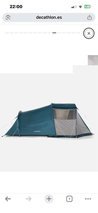 Tienda de Campaña Quechua para 4 Personas.