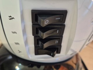Stufa Elettrica Effetto Camino 1500W