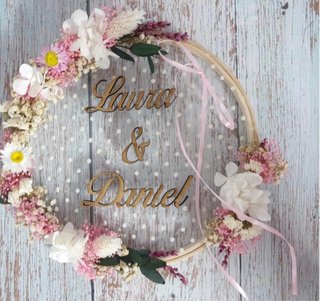 Bastidor porta alianzas bodas