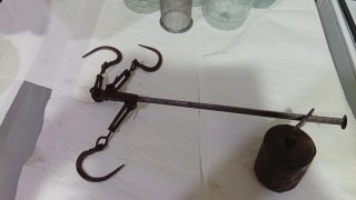 Balanza Romana Antigua de Hierro