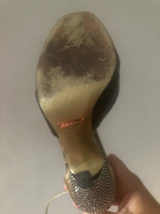 Zapatos tacón Dolce&Gabbana negros y dorados