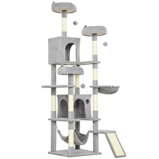 Árbol rascador para gatos con escalera