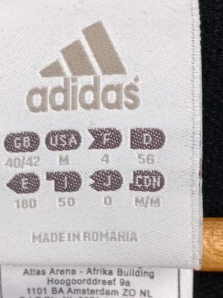 Chaqueta chándal negra Adidas Performance