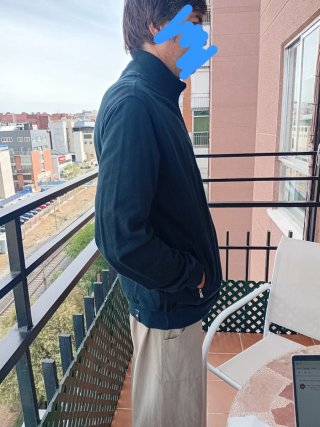 Chaqueta chándal negra Adidas Performance