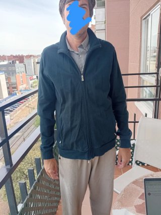 Chaqueta chándal negra Adidas Performance