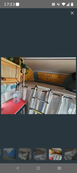 Autocaravana Fiat Ducato Azul