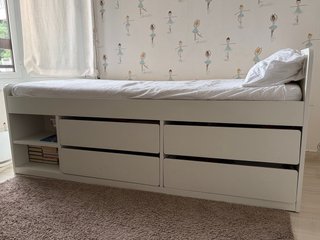 Cama Ikea Släkt 90x200 con almacenaje