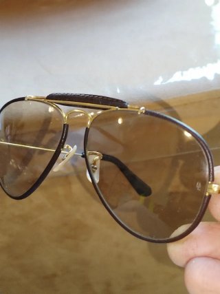 Ray Ban Aviator Leather Series