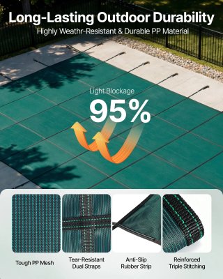Copertura Sicurezza Piscina 6,1x12 m Rettangolare