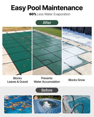 Copertura Sicurezza Piscina 6,1x12 m Rettangolare