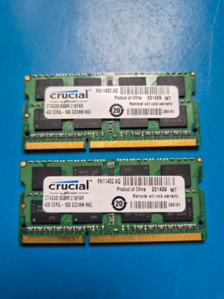 2x Crucial 4GB DDR3L