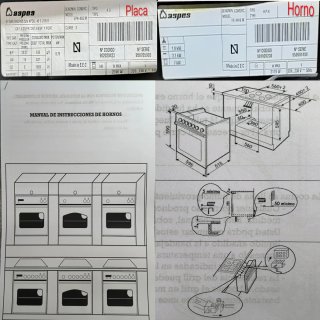 Forno e Piano Cottura Aspes Gas Butano