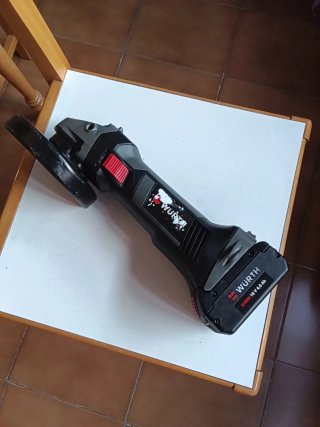 AMOLADORA RADIAL WURTH BATERÍA EWS 18-A/ 125