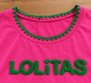 Top Lolitas Fucsia y Verde Oversize