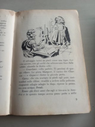 Libro Vintage per Ragazzi "Aquila Rossa" - F. Bura