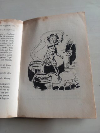 Libro Vintage per Ragazzi "Aquila Rossa" - F. Bura